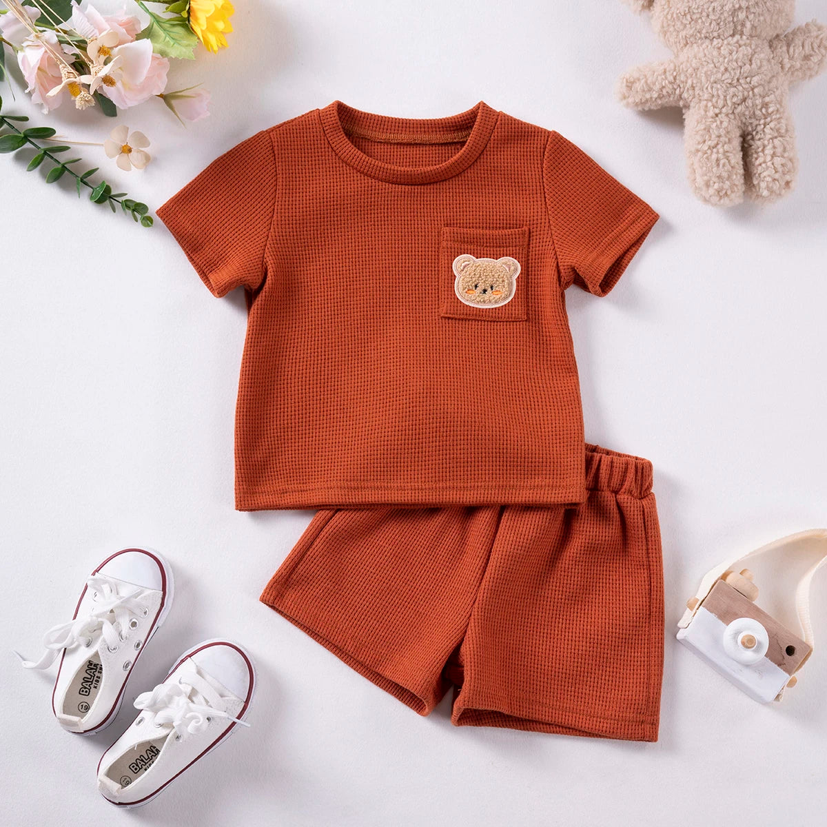 Conjunto Kamala t-shirt + calções