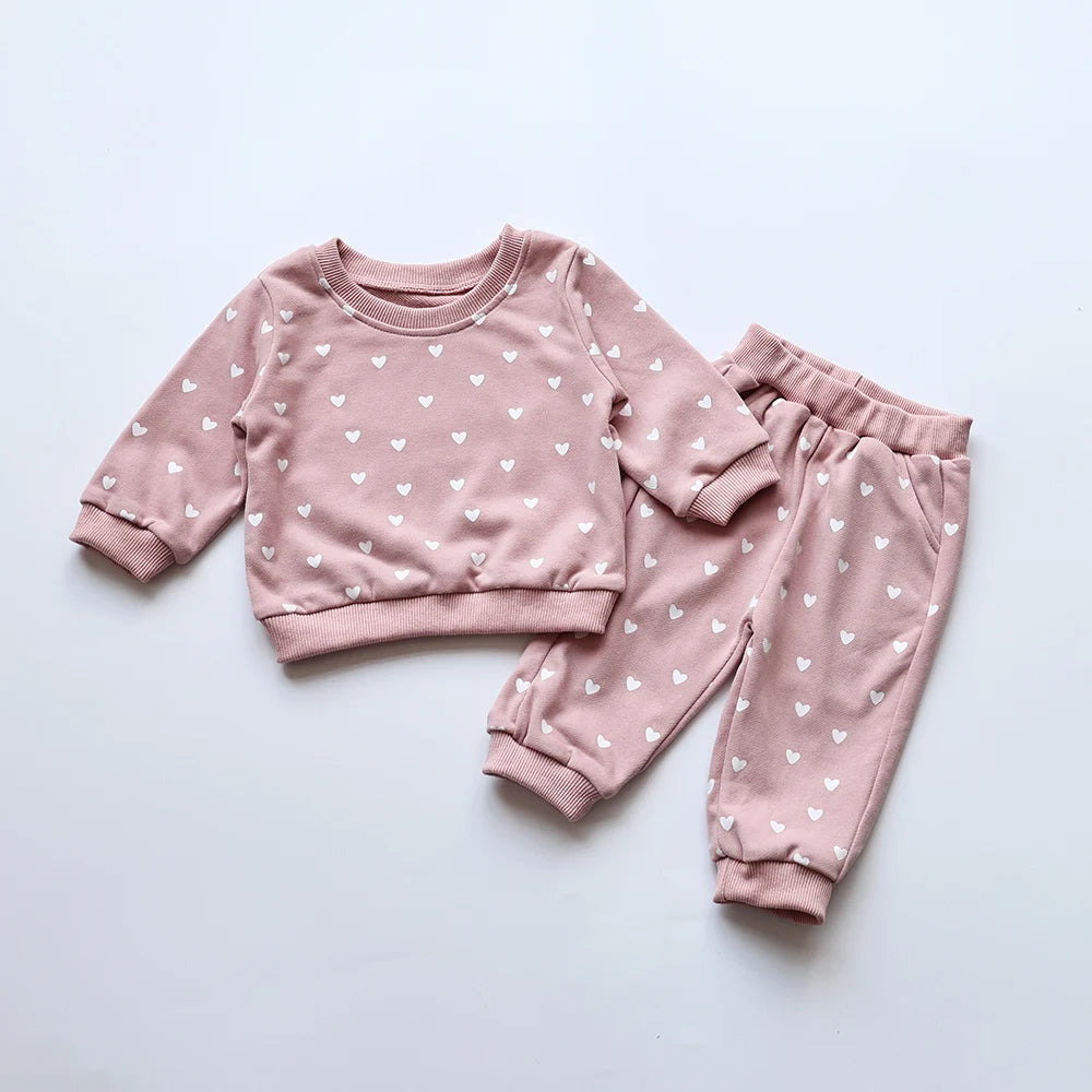 Conjunto Moletom Little Heart I 3 meses-3 anos I