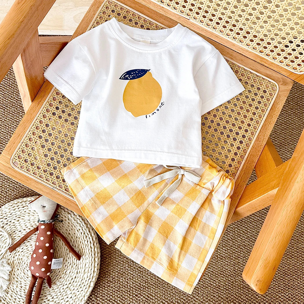 Conjunto Limone I T-shirt+Calção I 6 meses-3anos