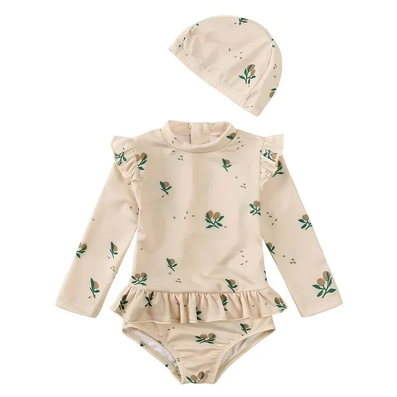 Fato de Banho com Chapéu Margarida | 9 meses-3 anos