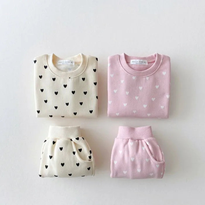 Conjunto Moletom Little Heart I 3 meses-3 anos I