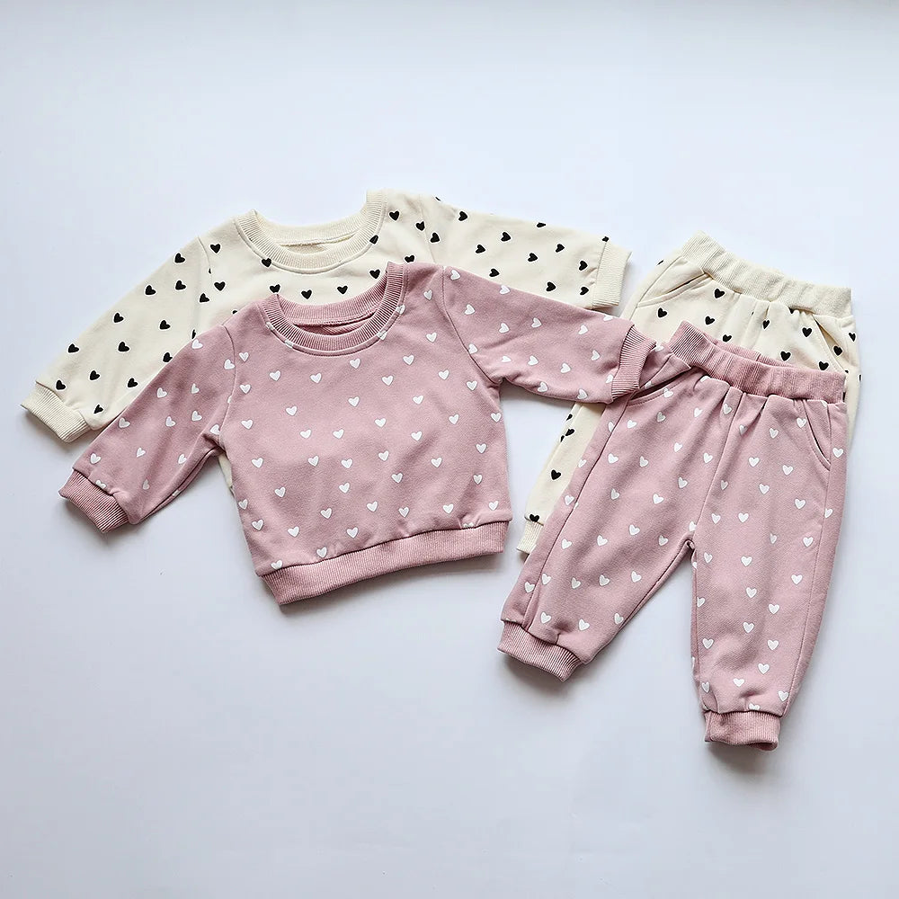 Conjunto Moletom Little Heart I 3 meses-3 anos I