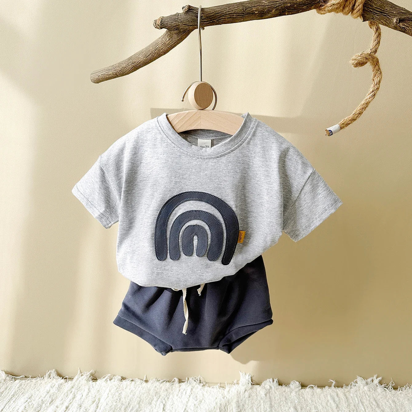 Conjunto MamiLove I  t-shirt + calção