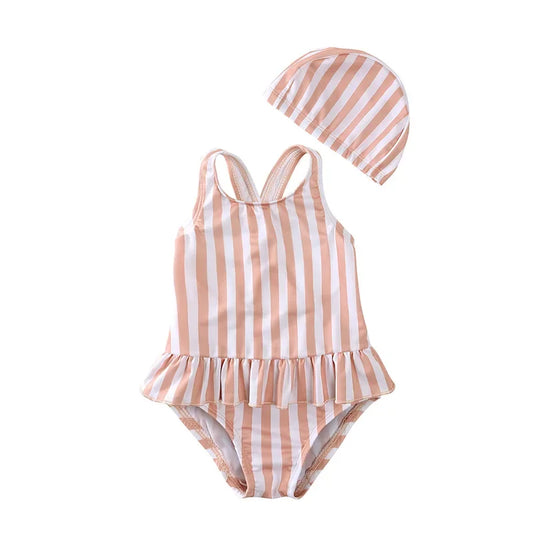 Fato de Banho com Chapéu Marinheira | 9 meses-3 anos