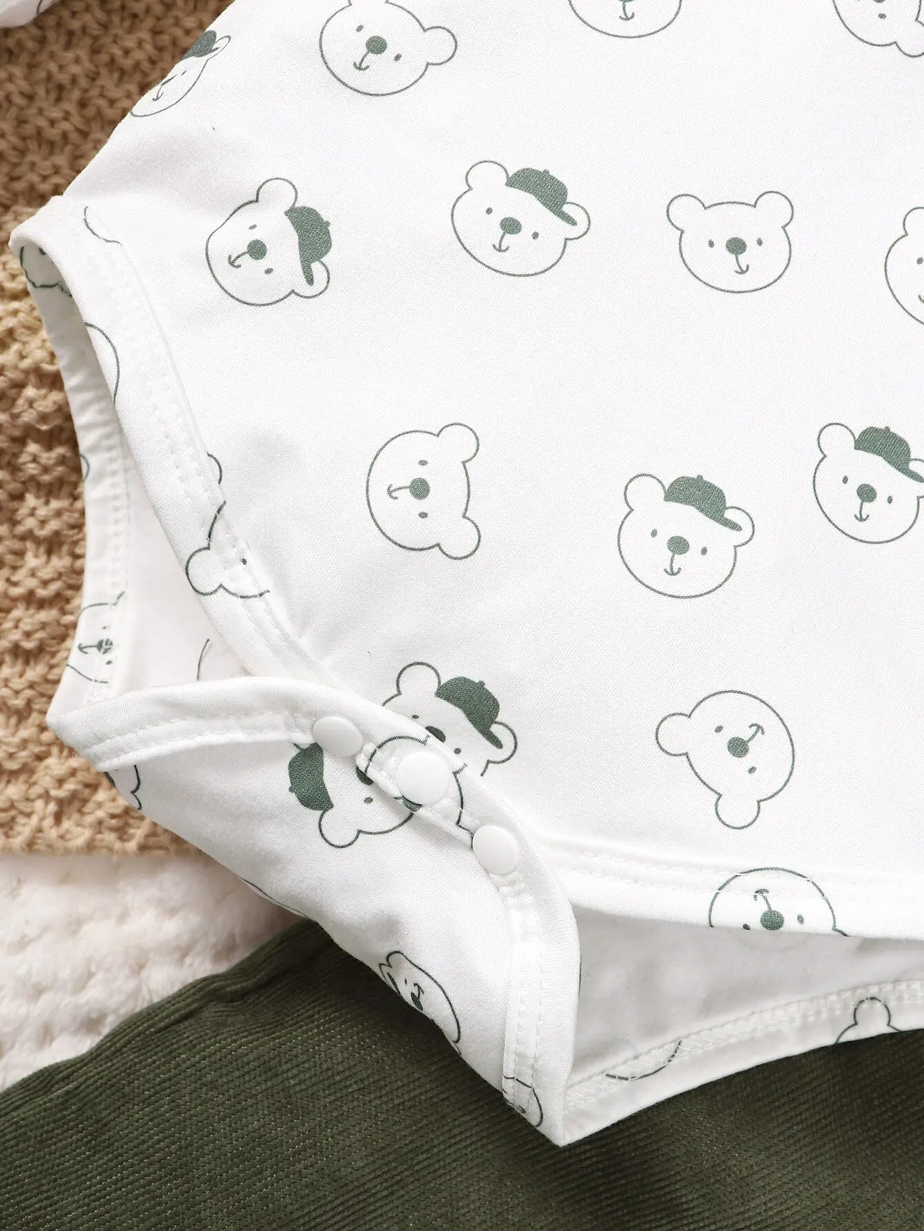 Conjunto Ursinho I Jardineira+Body