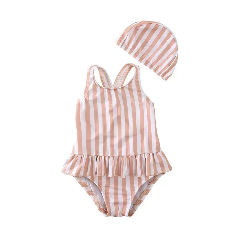 Fato de Banho com Chapéu Marinheira | 9 meses-3 anos