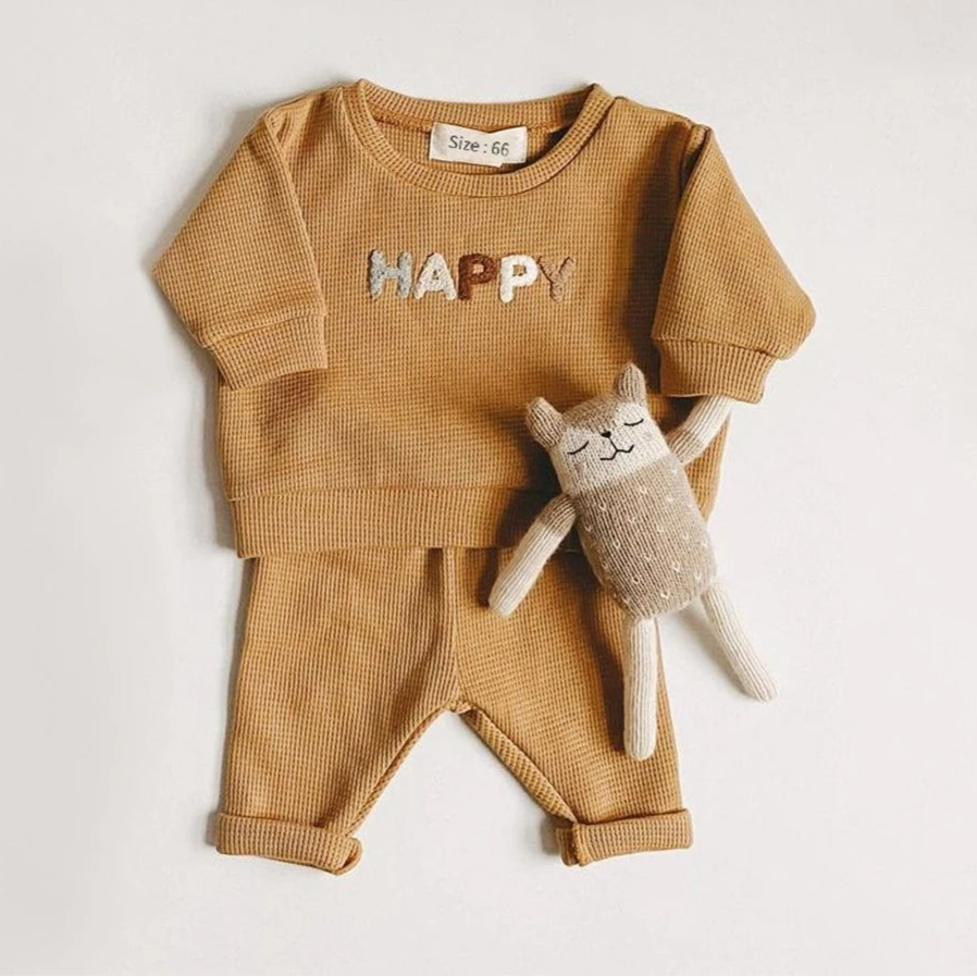 Conjunto Spring de 2 peças sweatshirt + calças